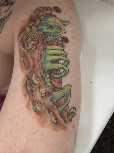 Explore blessed tattoo ideas, creative tattoo ideas in Palm Harbor, available at Angry Owl Tattoo and Piercing