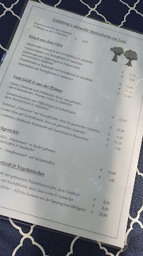 Menu / carte de Gasthof Güthlein zur Einkehr à Erlangen