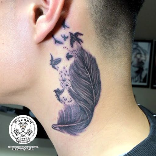 Explore tattoo ideas line work, creative tattoo ideas in Seattle, available at Dragon Tattoo