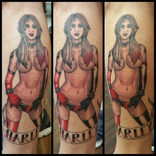 Explore tengen uzui tattoo ideas, creative tattoo ideas in Covington, available at Covington Tattoo Emporium