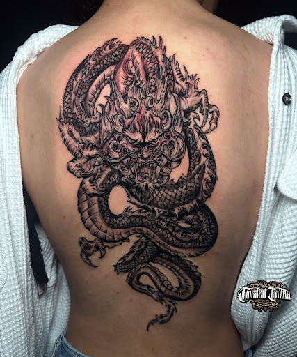 Explore koi fish sleeve tattoo ideas, creative tattoo ideas in San Antonio, available at Twisted Tattoo