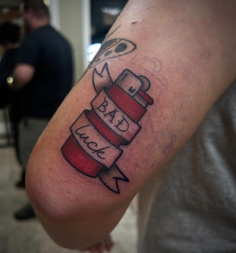 Explore men back tattoo idea, creative tattoo ideas in Nashville, available at RedBird Tattoo