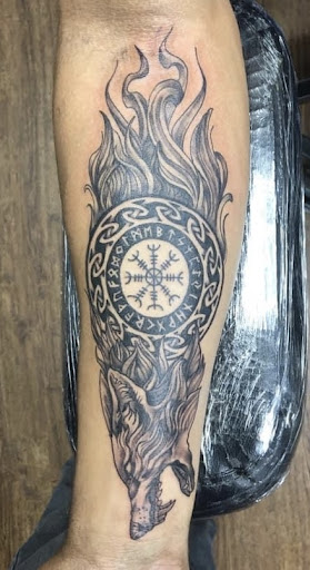 Explore american traditional tattoo filler ideas, creative tattoo ideas in Abilene, available at Sacred Art