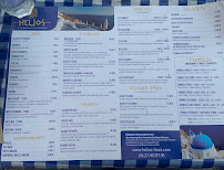 Menu du Helios Greek Food à Pau