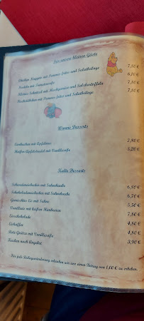 Gaststätte Fischhaus à Naumburg menu