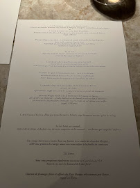 Marsan par Hélène Darroze à Paris menu