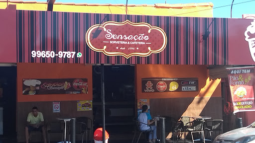 Logo da empresa - Sorveteria e Cafeteria Sensação