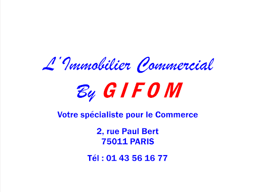 Agence immobilière GIFOM Immobilier et Commerce Paris