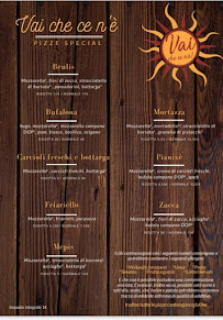 Pizzeria Vai che ce n'è à Cagliari (le menu)