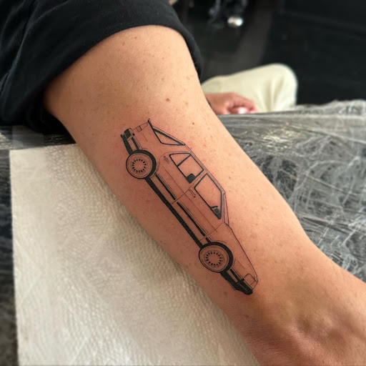 Explore joker card tattoo ideas, creative tattoo ideas in Brooklyn, available at Don Vano by the Verrazzano