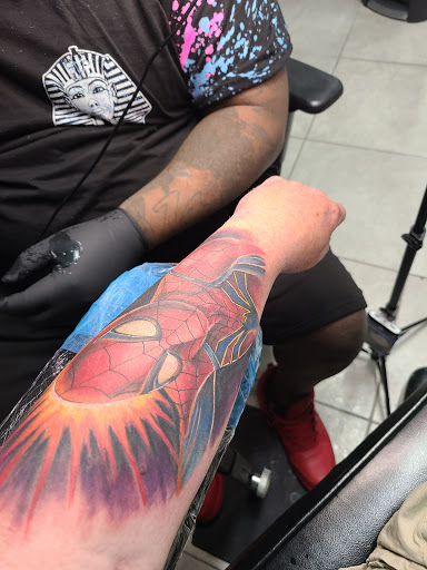 Explore left arm tattoo ideas, creative tattoo ideas in Daytona Beach, available at Studio 21 Tattoo & Piercings Daytona Beach