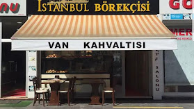 Meshur İstanbul börekçisi Van kahvaltı salonu