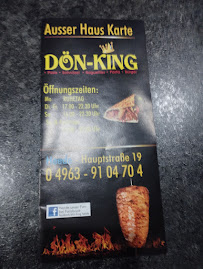 Menu du Imbiss Dön King à Heede