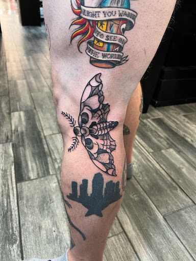 Explore calm tattoo ideas, creative tattoo ideas in Fayetteville, available at American Tattoo Society of Fayetteville