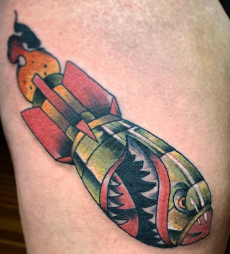 Explore temple tattoo ideas, creative tattoo ideas in Mesa, available at Ranger Tattoo & Piercing