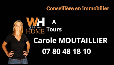 Carole MOUTAILLIER - Conseillère immobilier WH Welcome Home Sur Bléré et ses environs VENTE/ACHAT/VIAGER/SUCCESSION à La Croix-en-Touraine