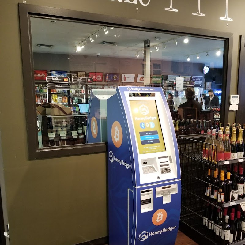 HoneyBadger Bitcoin ATM at North Shore Liquor Store