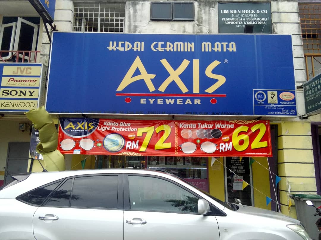 Axis Eyewear,Durian Tunggal di bandar Durian Tunggal