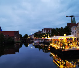 Liebesbrücke Lübeck mitte photo