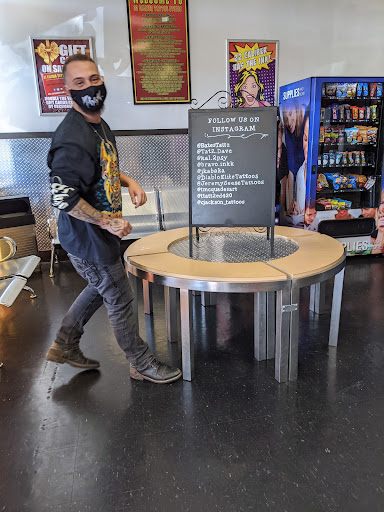 Explore nautical star tattoo ideas, creative tattoo ideas in Hilliard, available at 22 Caliber Tattoo Mega Studio