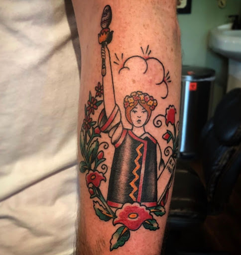 Explore big sister little sister tattoo ideas, creative tattoo ideas in Lawrence, available at Standard Electric Tattooing