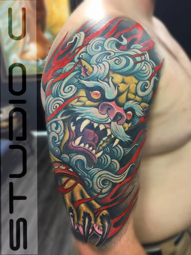 Find gym tattoo ideas for men for your next unique tattoo in Galena at Studio C Tattoo
