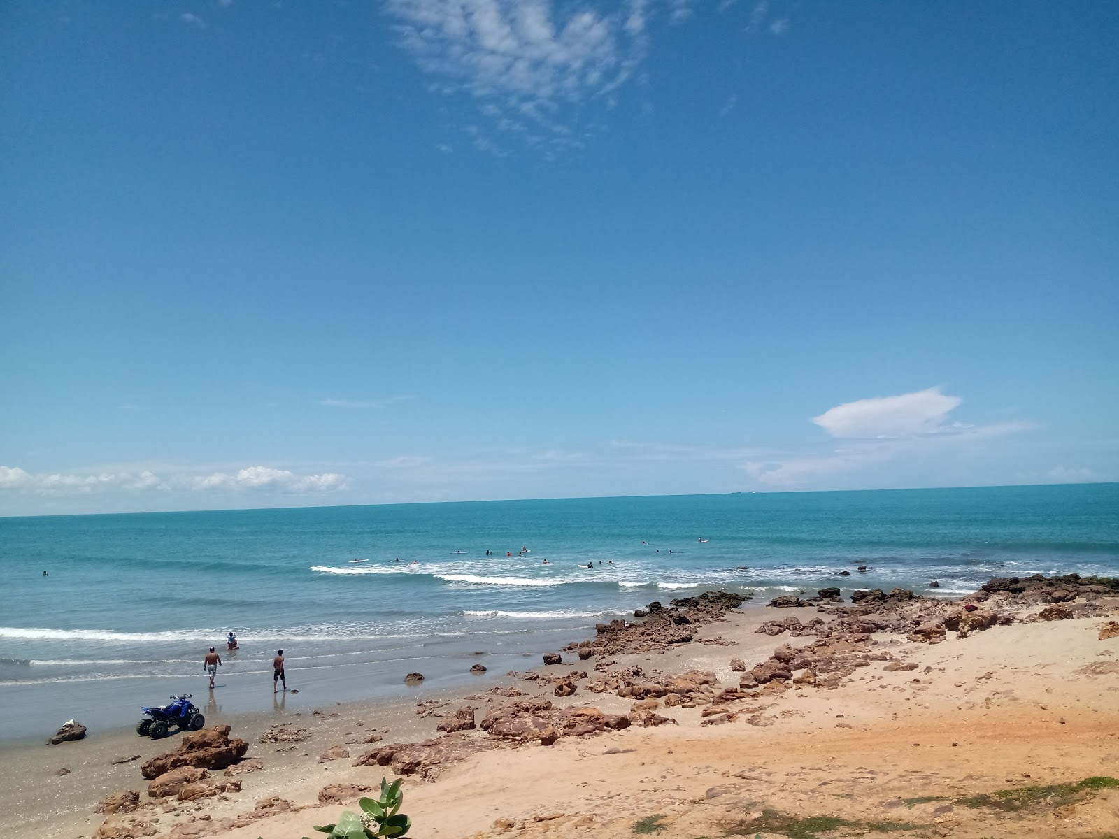 Foto von Cristovao Strand mit lange, gerade küste