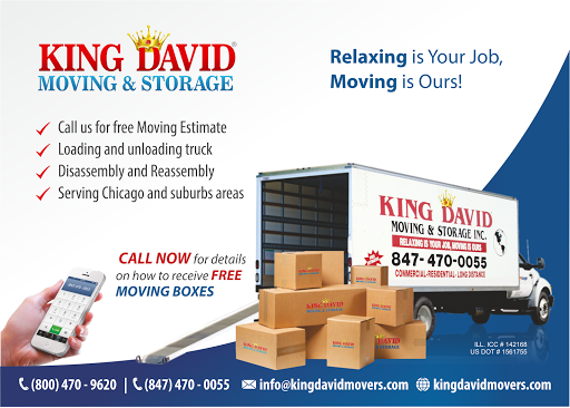 Moving Company «King David Moving & Storage Inc.», reviews and photos, 5704 Reba St, Morton Grove, IL 60053, USA