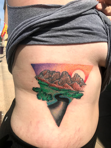 Explore 2 names tattoo ideas, creative tattoo ideas in San Angelo, available at Good Vibes Only Tattoo Studio