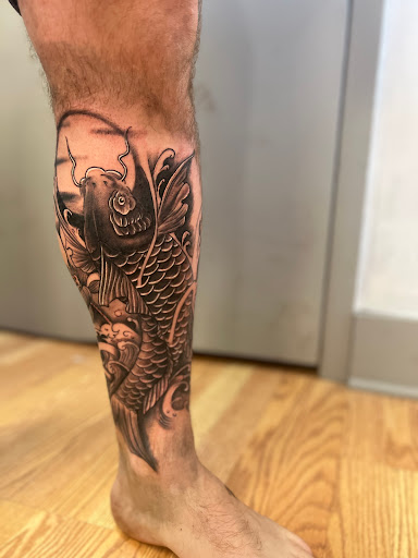 Explore panda bear tattoo ideas, creative tattoo ideas in Menomonie, available at Blue Dragon Tattoo