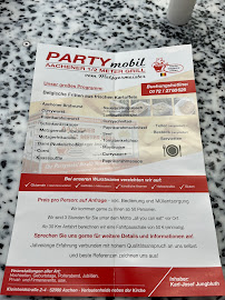 Menu / carte de AACHENER 1/2 METER GRILL à Aachen