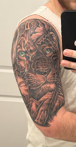 Explore viking tattoo ideas for woman, creative tattoo ideas in Charlotte, available at Canvas Tattoo & Art Gallery