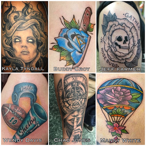 Explore the hobbit tattoo ideas, creative tattoo ideas in Covington, available at Cupid Slave Tattoo Company