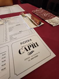 Menu du Piccola Capri Gorizia à Gorizia