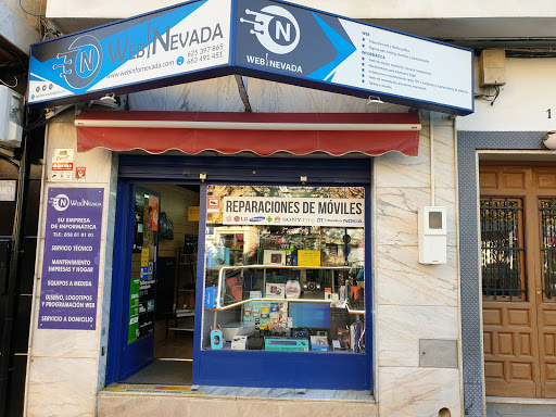 Web Nevada Empresa de reparación de equipos y móviles PREMIUM en Armilla, Granada