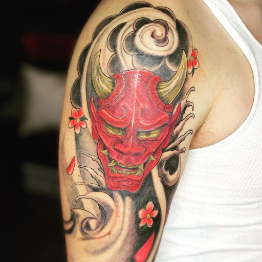 Explore heart and rose tattoo ideas, creative tattoo ideas in Ronkonkoma, available at Ink Buster Tattoo