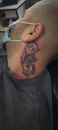 Explore half leg sleeve tattoo ideas for men, creative tattoo ideas in Garden Grove, available at Dr. Tattoo Studio