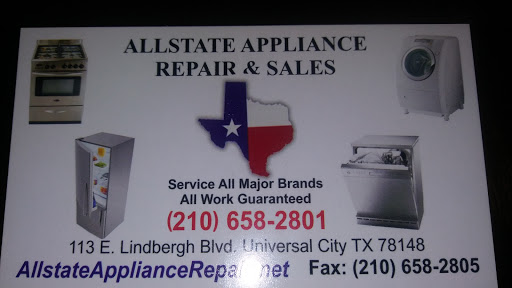 Small Appliance Repair Service «AllState Appliance Repair and Sales Inc», reviews and photos, 205 W Byrd Blvd #105, Universal City, TX 78148, USA