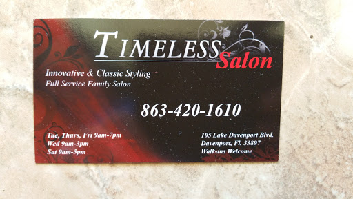 Hair Salon «Timeless Salon», reviews and photos, 105 Lake Davenport Blvd, Davenport, FL 33897, USA