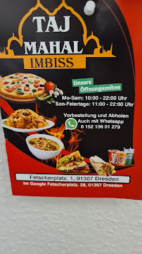 Restaurant Aylin Kebap Haus à Dresden (le menu)