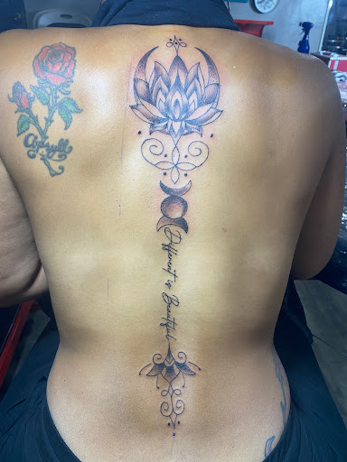 Explore dog paw tattoos ideas, creative tattoo ideas in Atlanta, available at Iron Palm Tattoos & Body Piercing Atlanta