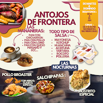 Menu du Frontera Peruana à Pioltello