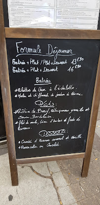 Le Café de Raphaëlle à Paris carte
