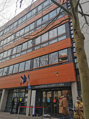Cour Nationale du Droit d'Asile à Montreuil