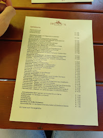 RESTAURANT HÜNNS à Bad Reichenhall menu