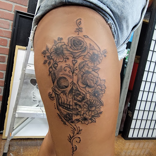 Explore adventure tattoo ideas, creative tattoo ideas in Dallas, available at Legendary Art Tattoo Studio