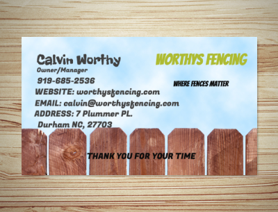 Worthy's Fencing