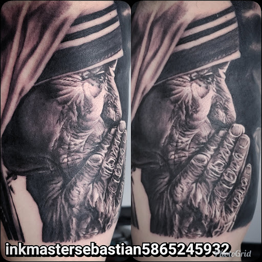 Explore tattoo name placement ideas, creative tattoo ideas in Warren, available at Dark Horse Tattoo Co. LLC.