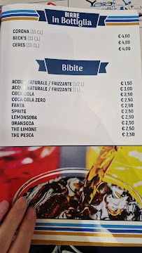 Pizzeria Pizzeria La Spiaggia à Rovigo - menu / carte