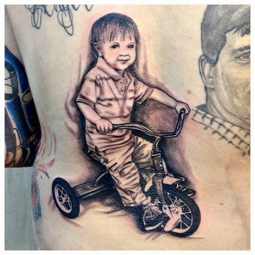 Explore tattoo chest cover up ideas, creative tattoo ideas in Huntsville, available at Blacktide Tattoo Co.